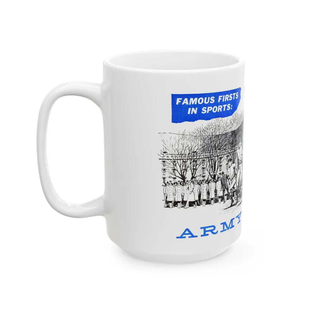 Army vs. Navy, Bluebook Magazine, November 1955 - White Coffee Mug-Go Mug Yourself