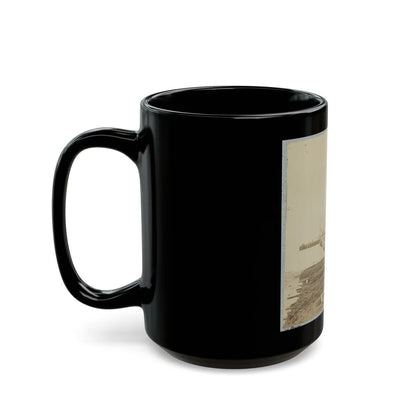 Army Wharf (U.S. Civil War) Black Coffee Mug-Go Mug Yourself