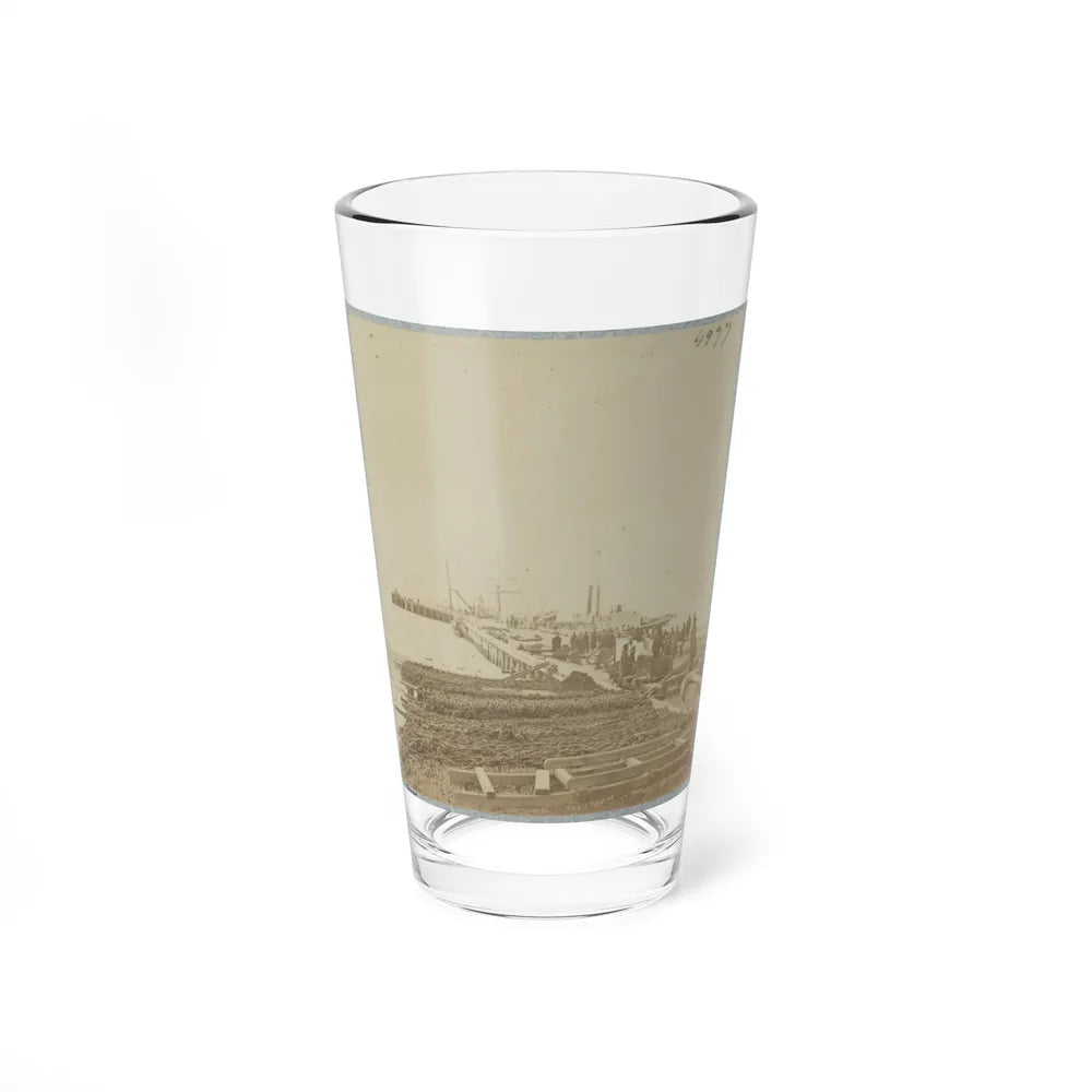 Army Wharf (U.S. Civil War) Pint Glass 16oz-16oz-Go Mug Yourself