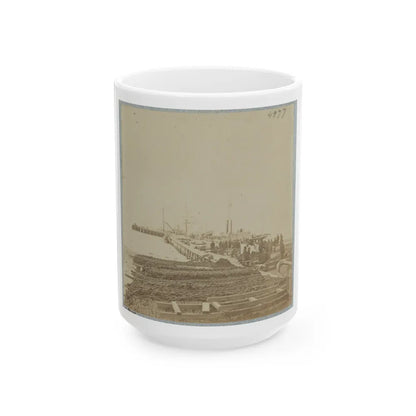 Army Wharf (U.S. Civil War) White Coffee Mug-15oz-Go Mug Yourself