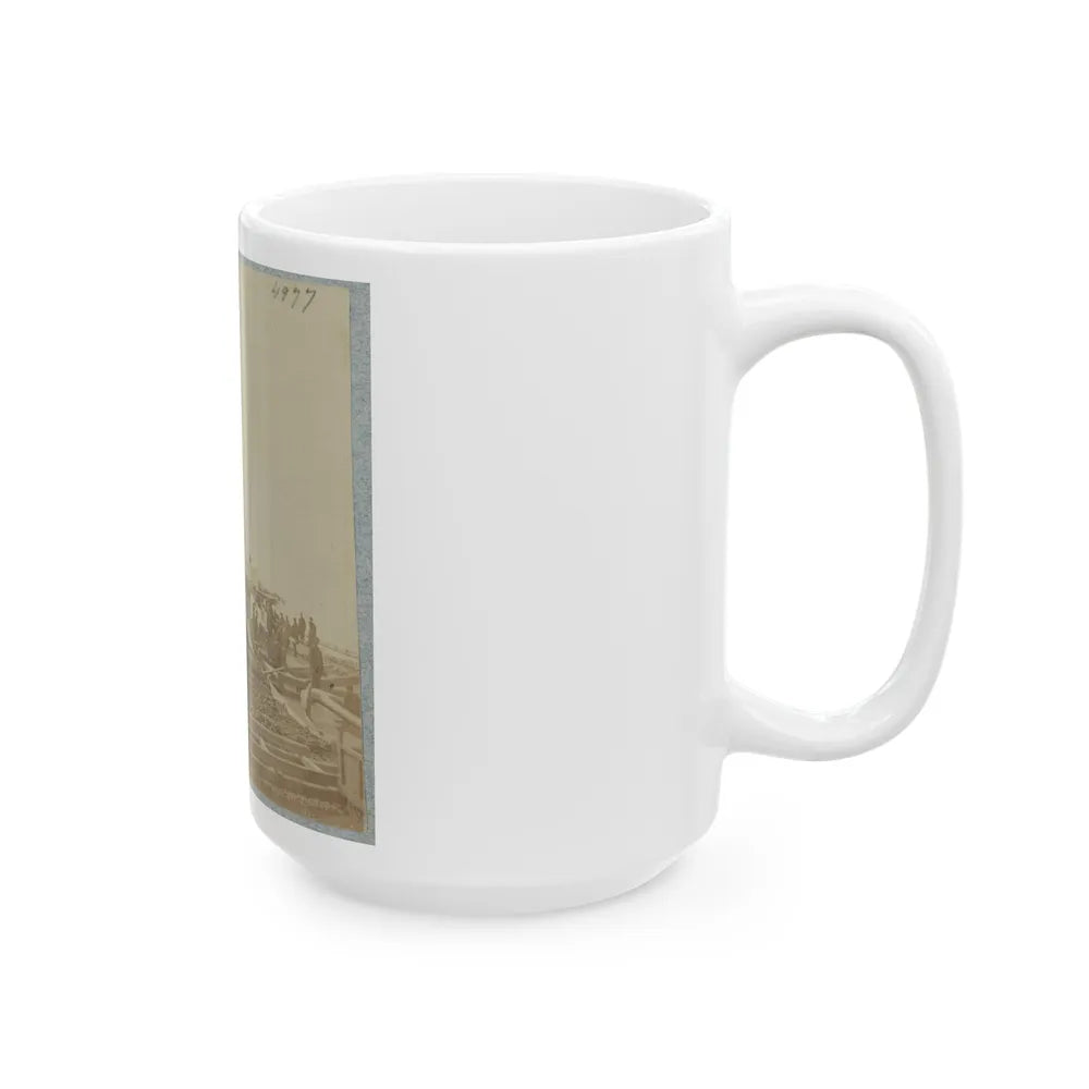 Army Wharf (U.S. Civil War) White Coffee Mug-Go Mug Yourself