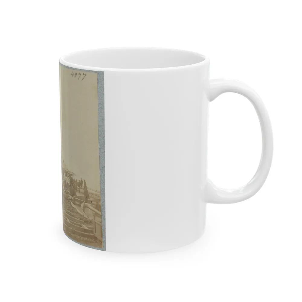 Army Wharf (U.S. Civil War) White Coffee Mug-Go Mug Yourself