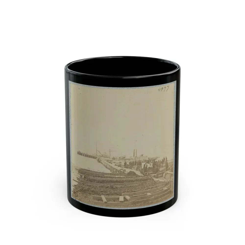 Army Wharf (U.S. Civil War) Black Coffee Mug 11oz - Go Mug Yourself