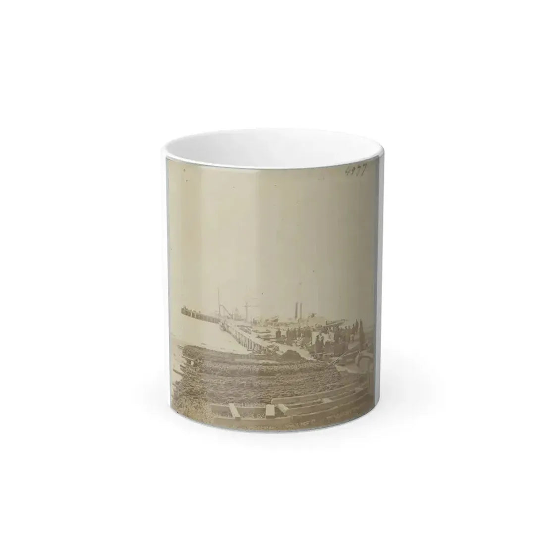 Army Wharf (U.S. Civil War) Color Changing Coffee Mug 11oz Default Title 11oz - Go Mug Yourself