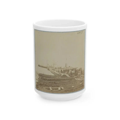 Army Wharf (U.S. Civil War) White Coffee Mug 15oz - Go Mug Yourself
