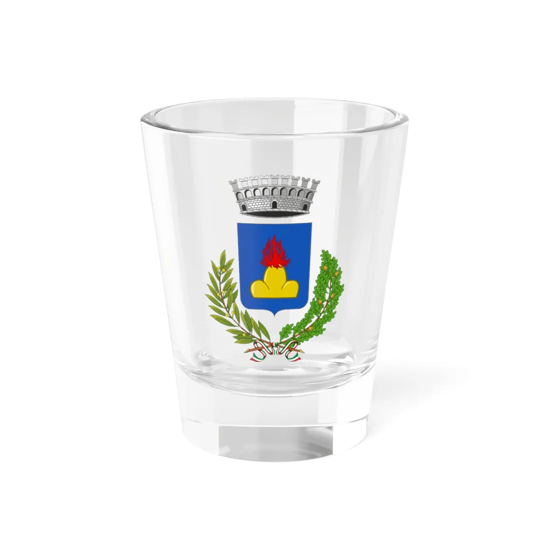 Arnesano-Stemma (Italy) (Coat of Arms) Shot Glass 1.5oz 1.5oz - Go Mug Yourself
