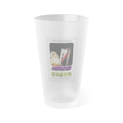 ARNOLD 1973 Movie Poster - Frosted Pint Glass 16oz Default Title - Go Mug Yourself