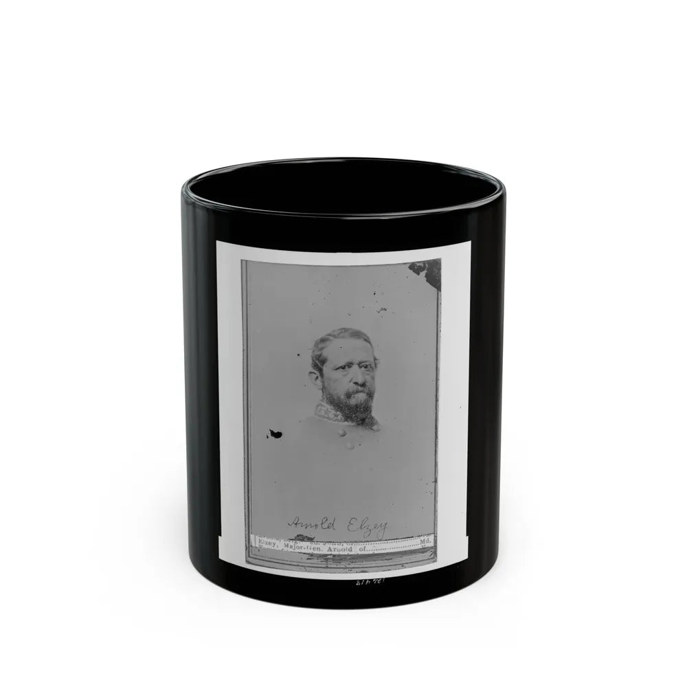 Arnold Elzey (U.S. Civil War) Black Coffee Mug-11oz-Go Mug Yourself