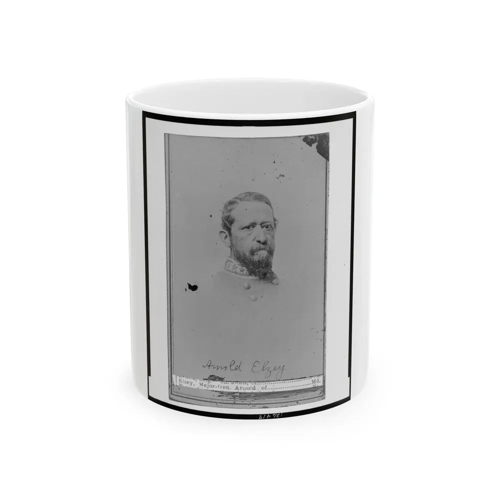 Arnold Elzey (U.S. Civil War) White Coffee Mug-11oz-Go Mug Yourself