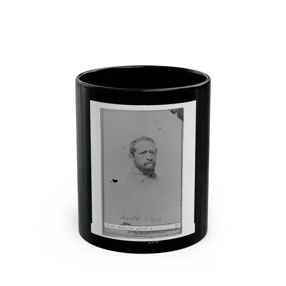 Arnold Elzey (U.S. Civil War) Black Coffee Mug 11oz - Go Mug Yourself