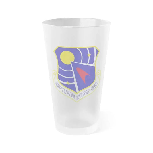 Arnold Engineering Development Complex (U.S. Air Force) Frosted Pint Glass 16oz 16oz Frosted - Go Mug Yourself