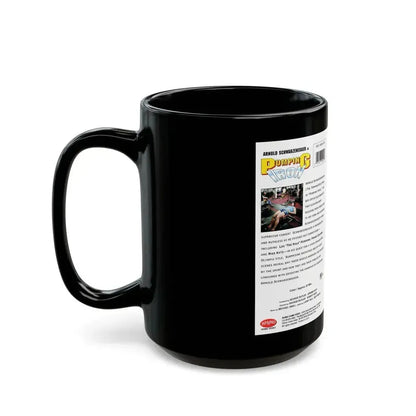 ARNOLD SCHWARZENEGGER IN PUMPING IRON RHINO HOME VIDEO (VHS COVER) - Black Coffee Mug - Go Mug Yourself
