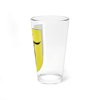 Arogno-coat of arms (Switzerland) (Coat of Arms) Pint Glass 16oz - Go Mug Yourself
