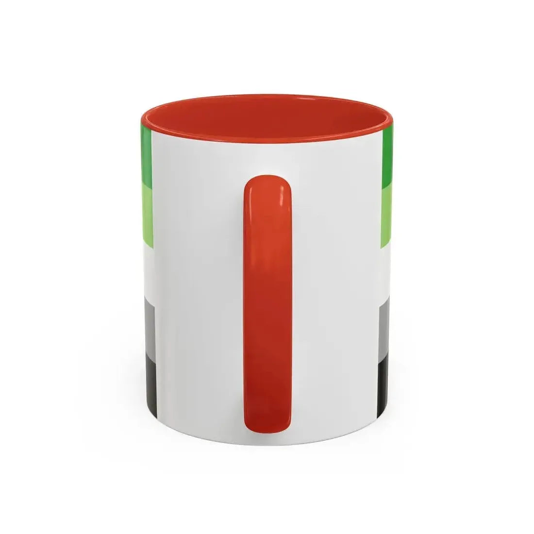 Aromantic Pride Flag - Accent Coffee Mug - Go Mug Yourself