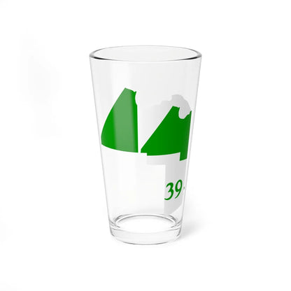 Aroostook County Flag Map (United States) Pint Glass 16oz 16oz - Go Mug Yourself