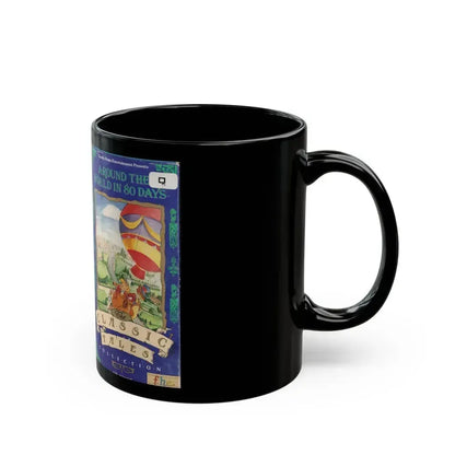 AROUND THE WORLD IN 80 DAYS CARTOON CLASSIC TALES COLLECTION FAMILY HOME ENTERTAINMENT FHE (VHS COVER) - Black Coffee Mug - Go Mug Yourself