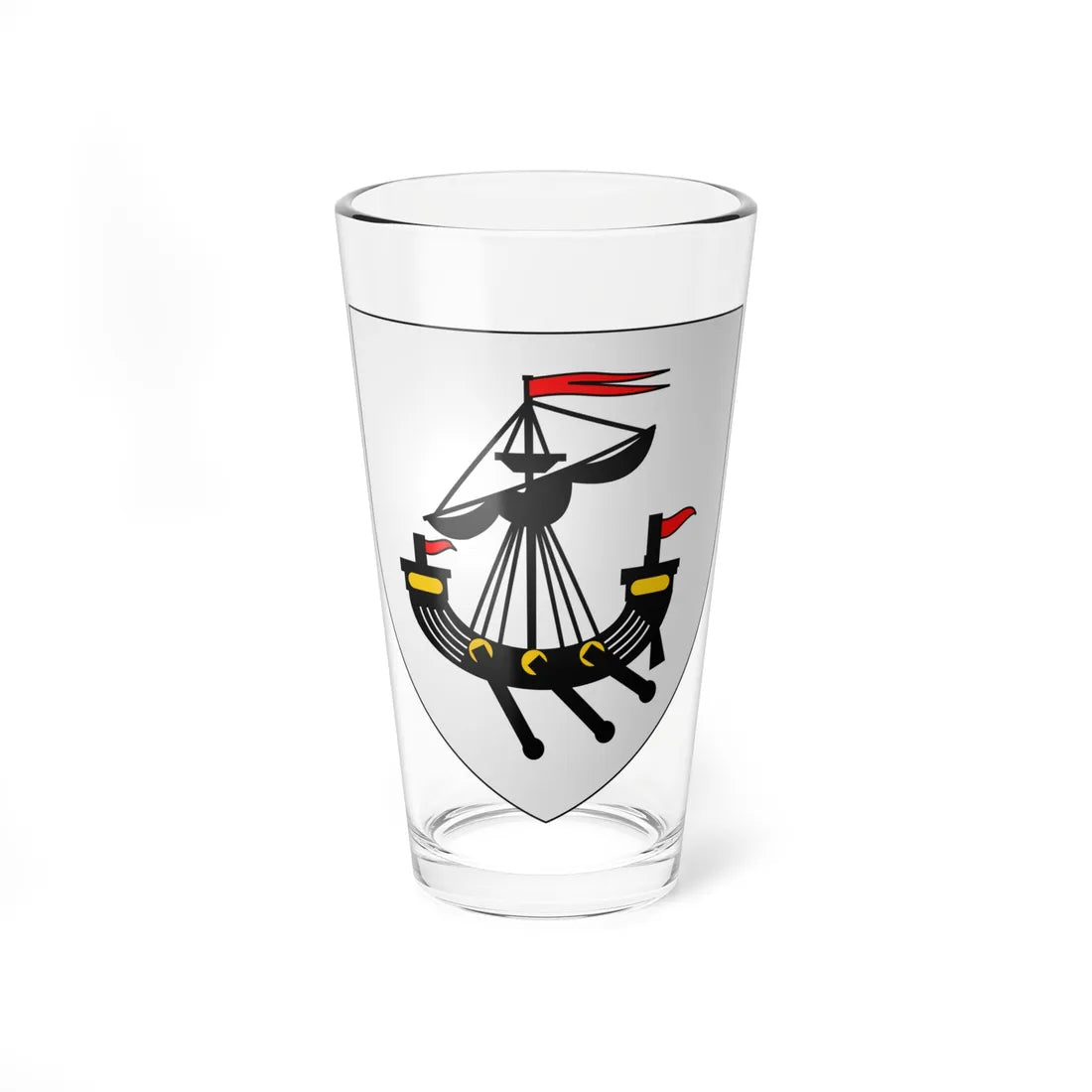 Arran arms (Scotland) (Coat of Arms) Pint Glass 16oz 16oz - Go Mug Yourself