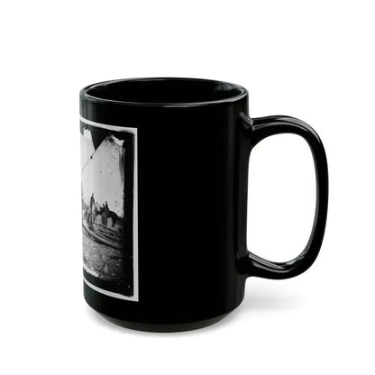 Arrival Of Negro Family In The Lines(2) (U.S. Civil War) Black Coffee Mug - Go Mug Yourself
