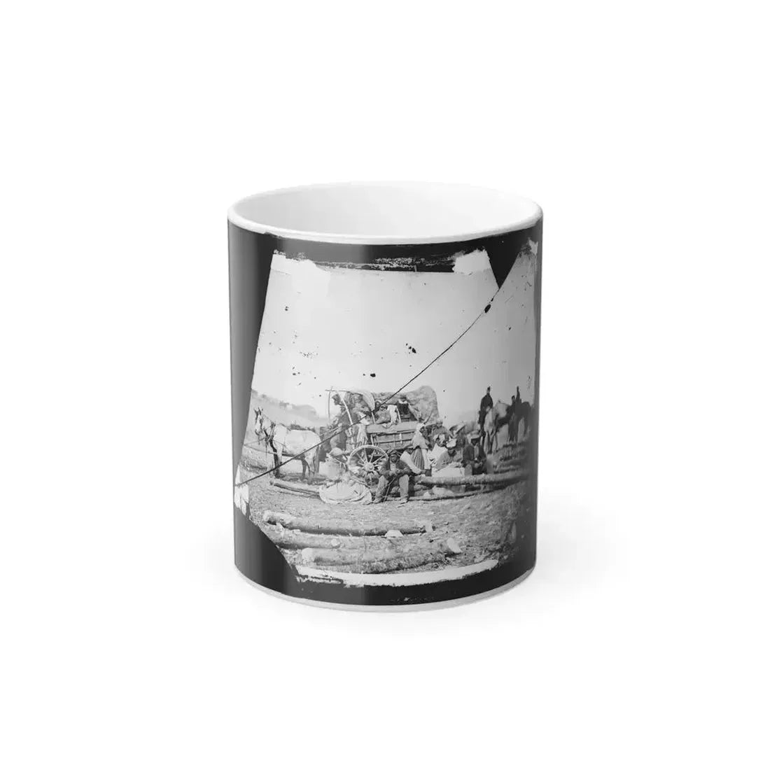 Arrival of Negro Family in the Lines(2) (U.S. Civil War) Color Changing Coffee Mug 11oz Default Title - Go Mug Yourself