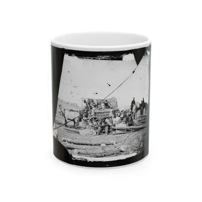 Arrival Of Negro Family In The Lines(2) (U.S. Civil War) White Coffee Mug 11oz - Go Mug Yourself