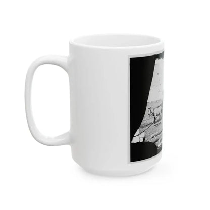 Arrival Of Negro Family In The Lines(2) (U.S. Civil War) White Coffee Mug - Go Mug Yourself