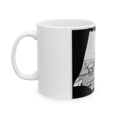 Arrival Of Negro Family In The Lines(2) (U.S. Civil War) White Coffee Mug - Go Mug Yourself