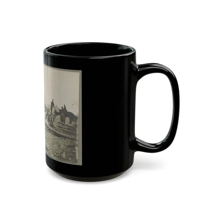 Arrival Of Negro Family In The Lines (U.S. Civil War) Black Coffee Mug-Go Mug Yourself