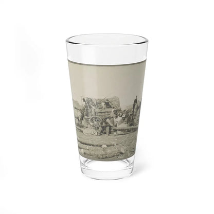 Arrival Of Negro Family In The Lines (U.S. Civil War) Pint Glass 16oz-16oz-Go Mug Yourself