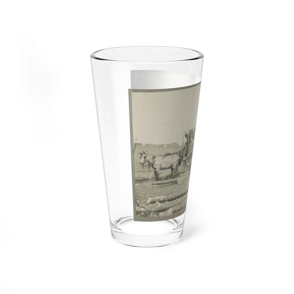 Arrival Of Negro Family In The Lines (U.S. Civil War) Pint Glass 16oz-Go Mug Yourself