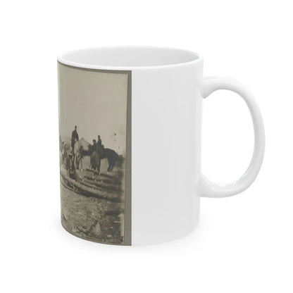 Arrival Of Negro Family In The Lines (U.S. Civil War) White Coffee Mug-Go Mug Yourself