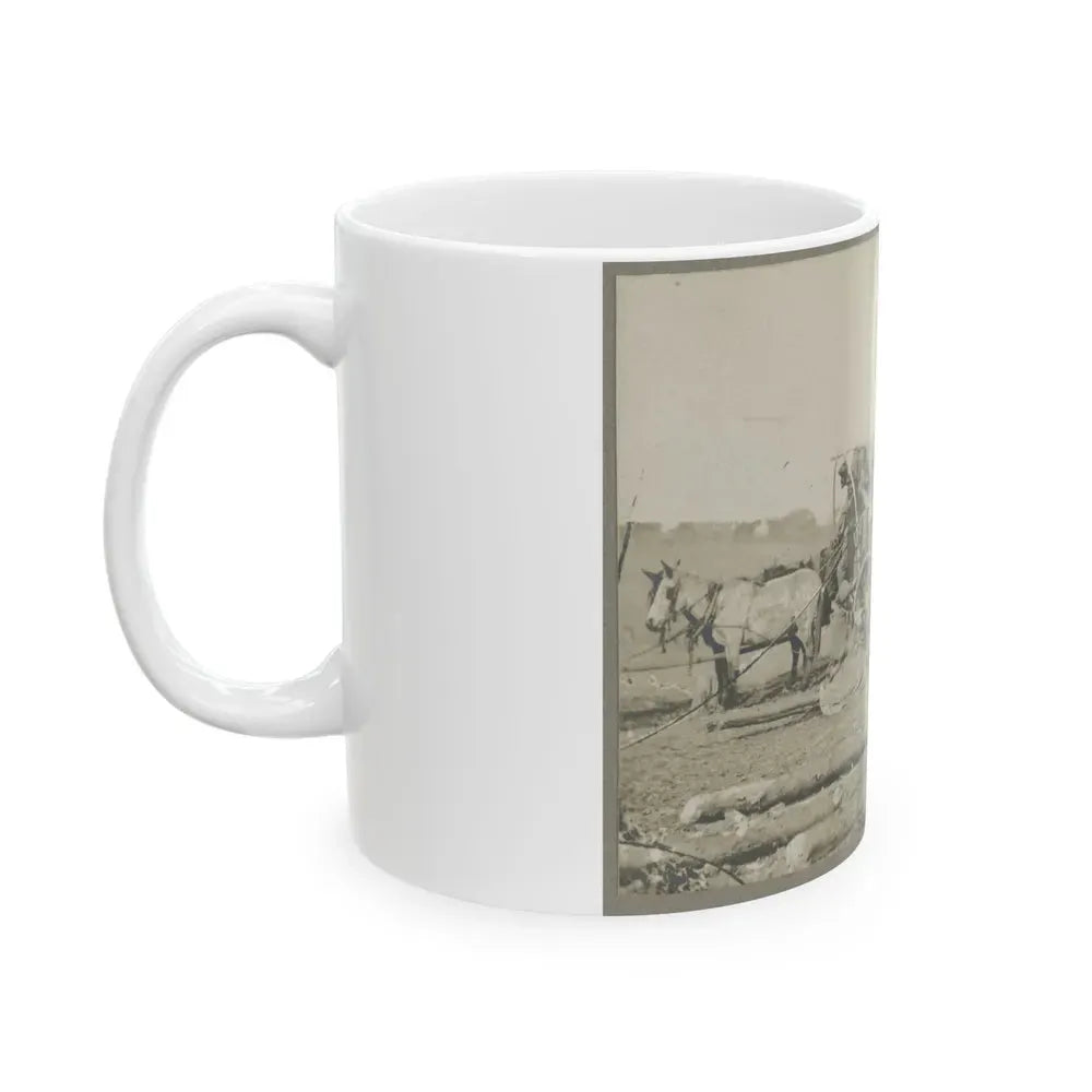 Arrival Of Negro Family In The Lines (U.S. Civil War) White Coffee Mug - Go Mug Yourself