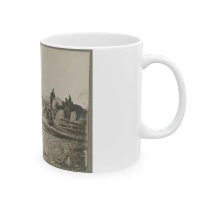 Arrival Of Negro Family In The Lines (U.S. Civil War) White Coffee Mug - Go Mug Yourself