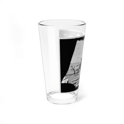 Arrival Of Negro Family In The Lines(2) (U.S. Civil War) Pint Glass 16oz-Go Mug Yourself