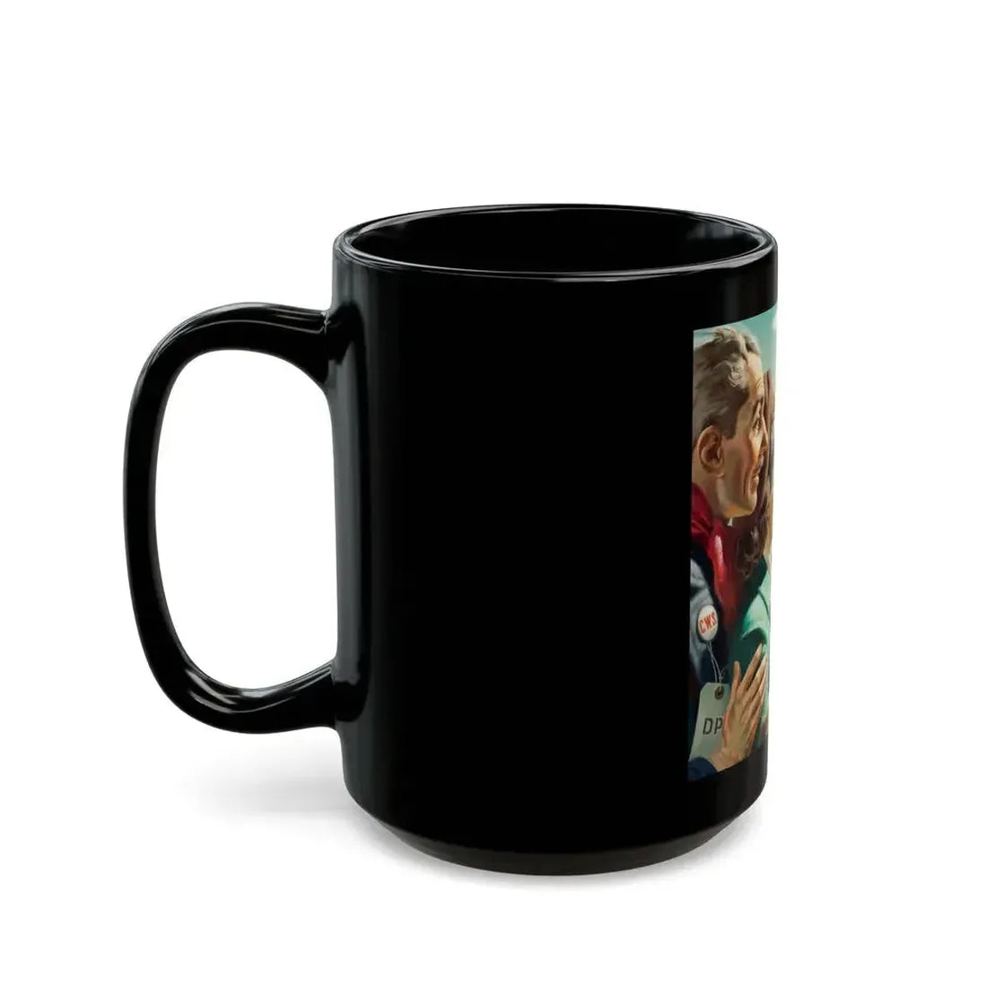 Arriving in America - Black Coffee Mug - Go Mug Yourself
