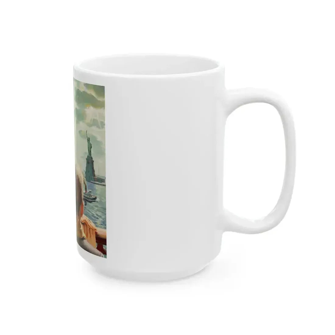Arriving in America - White Coffee Mug - Go Mug Yourself