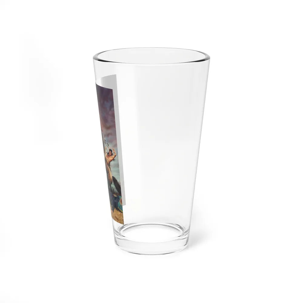 Arrow and Saber, Oushata Massacre paperback cover, 1989 - Pint Glass 16oz-Go Mug Yourself