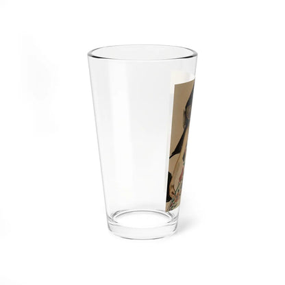 Arrow Collar advertisement study (Magazine Illustration) Pint Glass 16oz-Go Mug Yourself