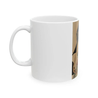 Arrow Collar advertisement study - White Coffee Mug-Go Mug Yourself