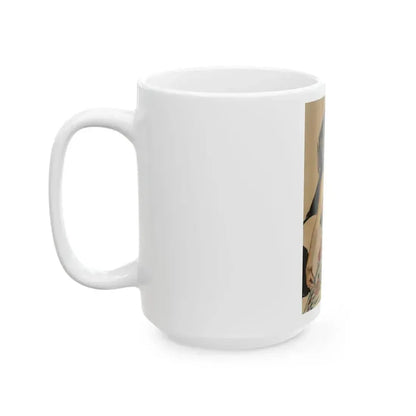 Arrow Collar advertisement study - White Coffee Mug - Go Mug Yourself