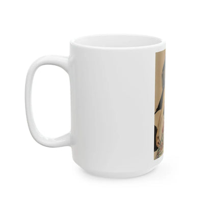 Arrow Collar advertisement study - White Coffee Mug-Go Mug Yourself