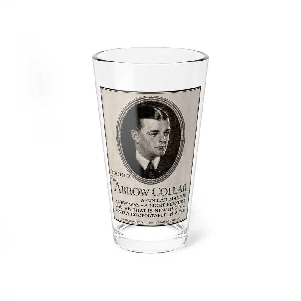 Arrow Collar Magazine Ad, The Saturday Evening Post, May 20, 1922 (Magazine Illustration) Pint Glass 16oz-16oz-Go Mug Yourself