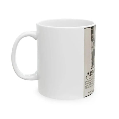 Arrow Collars Magazine Ad, Life magazine, March 24, 1910 - White Coffee Mug - Go Mug Yourself