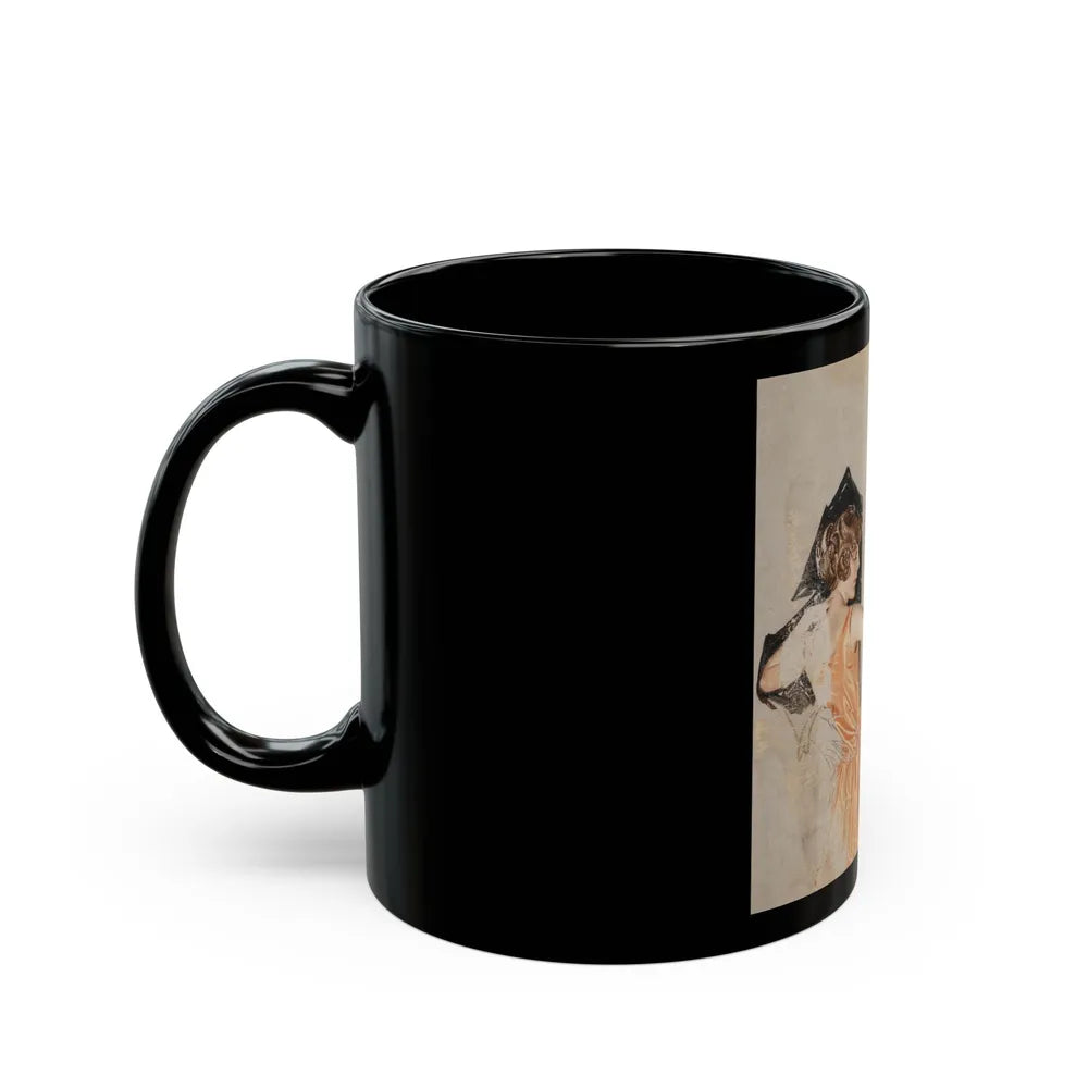 Arrow Collars & Shirts advertisement study - Black Coffee Mug-Go Mug Yourself