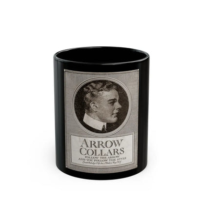 Arrow Collars, The Saturday Evening Post, March 6, 1920 - Black Coffee Mug-11oz-Go Mug Yourself