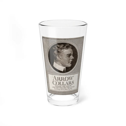 Arrow Collars, The Saturday Evening Post, March 6, 1920 (Magazine Illustration) Pint Glass 16oz-16oz-Go Mug Yourself