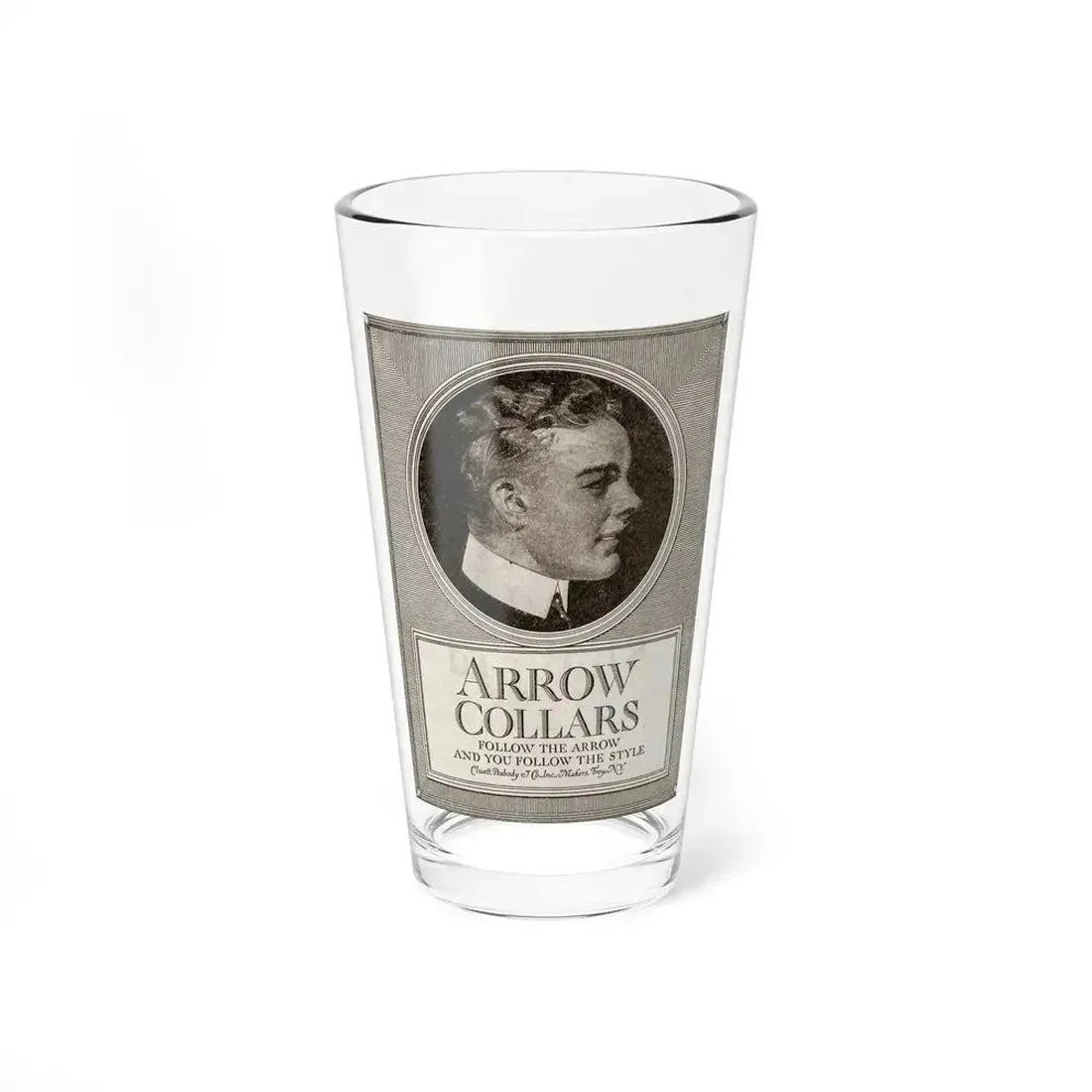 Arrow Collars, The Saturday Evening Post, March 6, 1920 (Magazine Illustration) Pint Glass 16oz - Go Mug Yourself