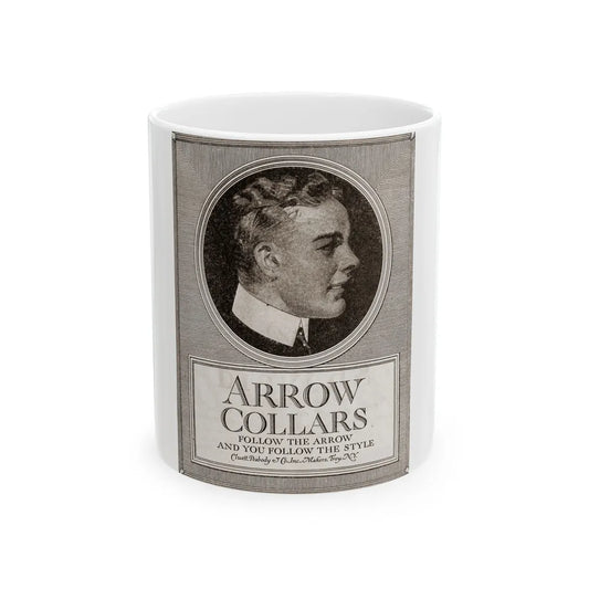 Arrow Collars, The Saturday Evening Post, March 6, 1920 - White Coffee Mug-11oz-Go Mug Yourself