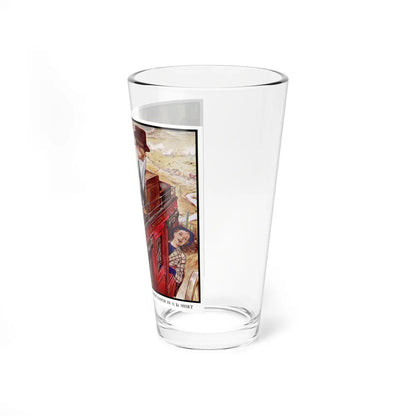 Arrow Shirt Heading To The Dude Ranch, 1934 (Magazine Illustration) Pint Glass 16oz-Go Mug Yourself