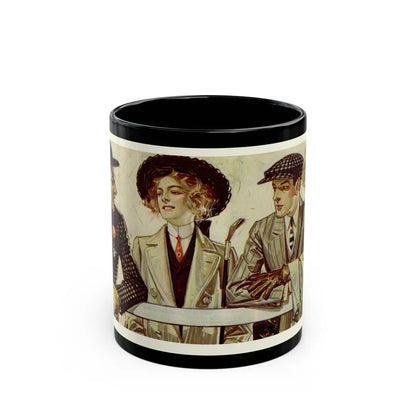 Arrow Shirt Men, 1907 - Black Coffee Mug-11oz-Go Mug Yourself