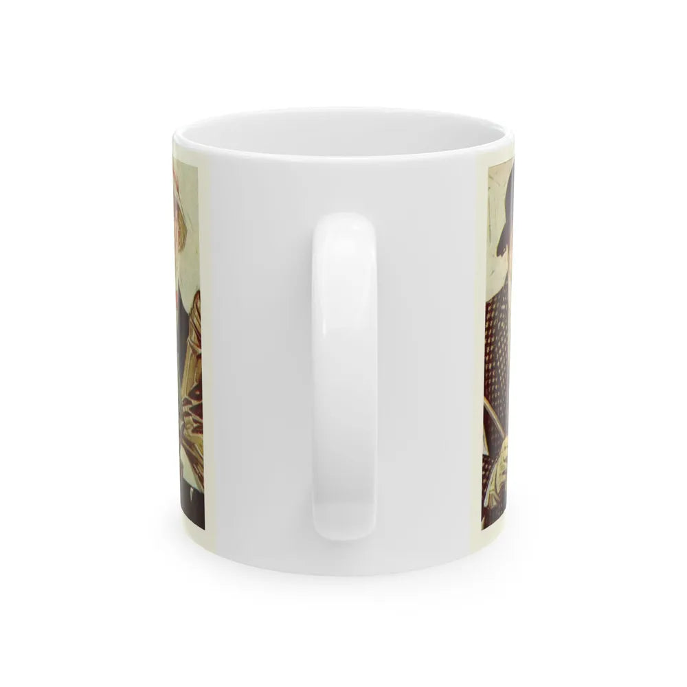 Arrow Shirt Men, 1907 - White Coffee Mug-Go Mug Yourself